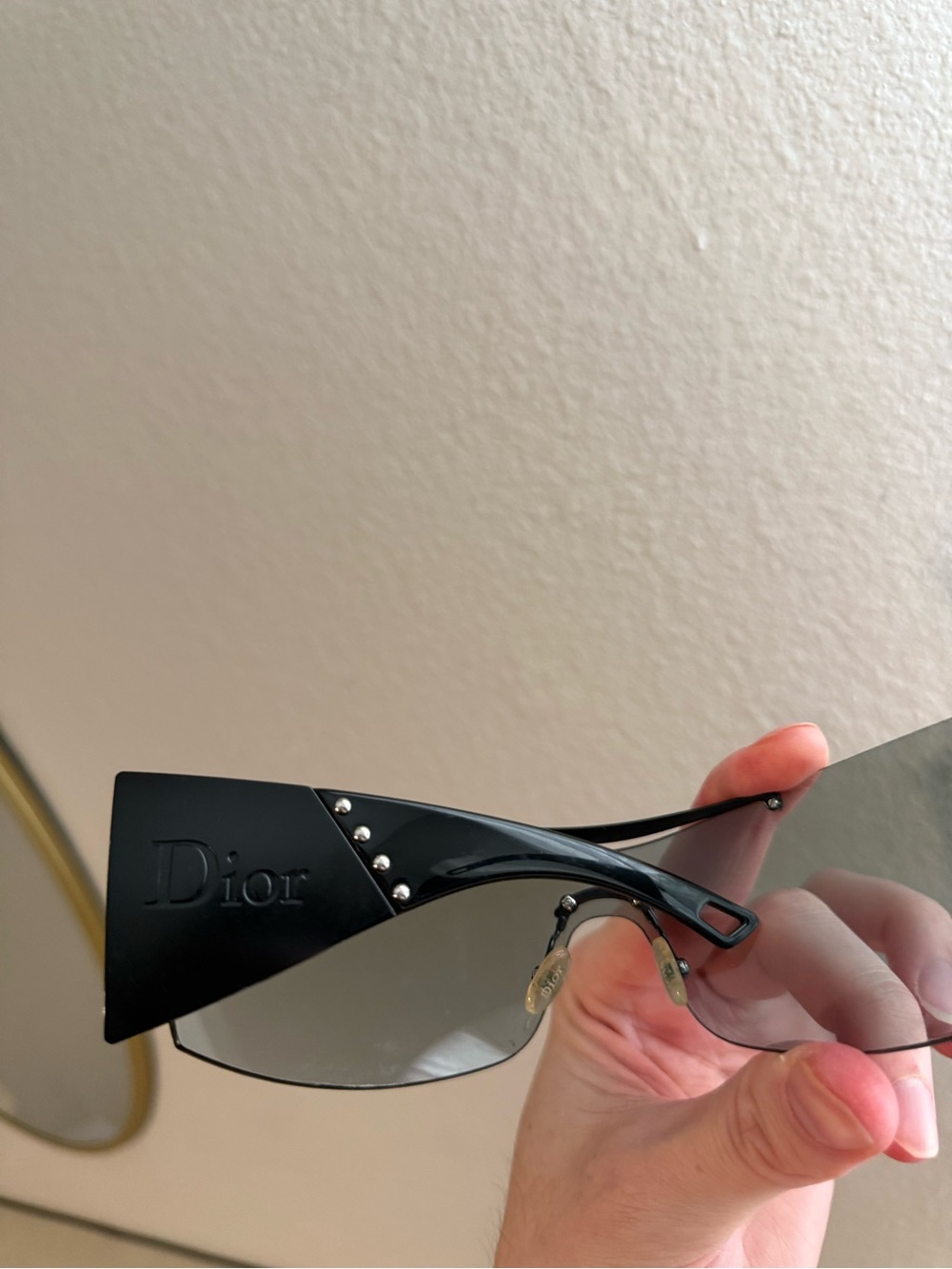 RARE Christian Dior DIORITO 2 Black Sunglasses - Picture 6 of 11